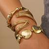 Hot-selling creative pieces inlaid with rhinestones, twists, imitation pearls and other multi-shape bracelet sets, women's stacked jewelry