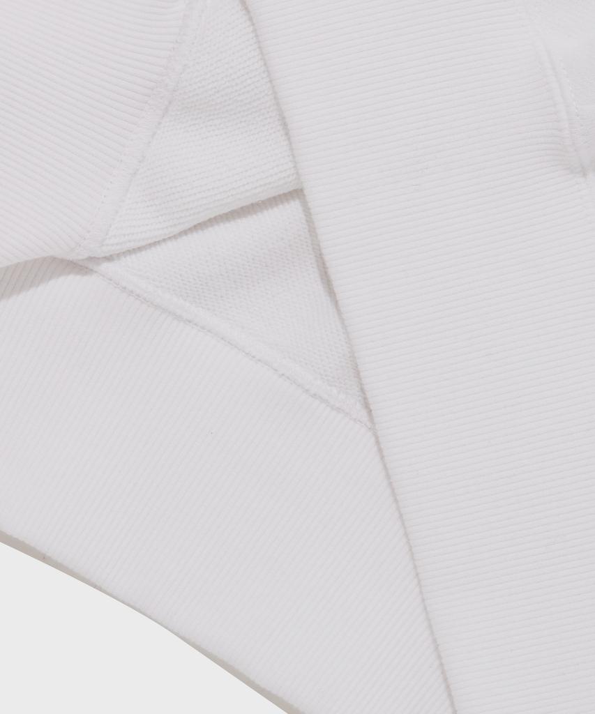 Champion Basic C Logo Zip-Up Hoodie White