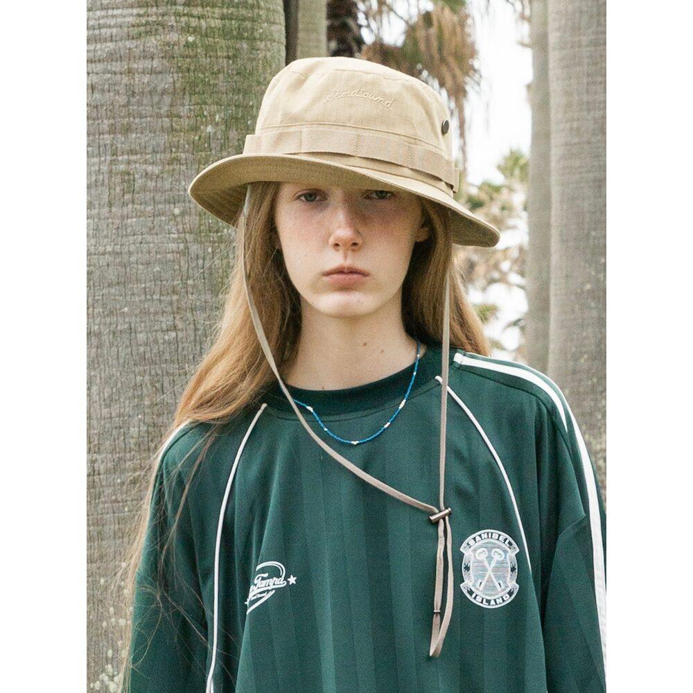 Saendeusaundeu (Unisex) Boonie Hat Safari Hat Beige