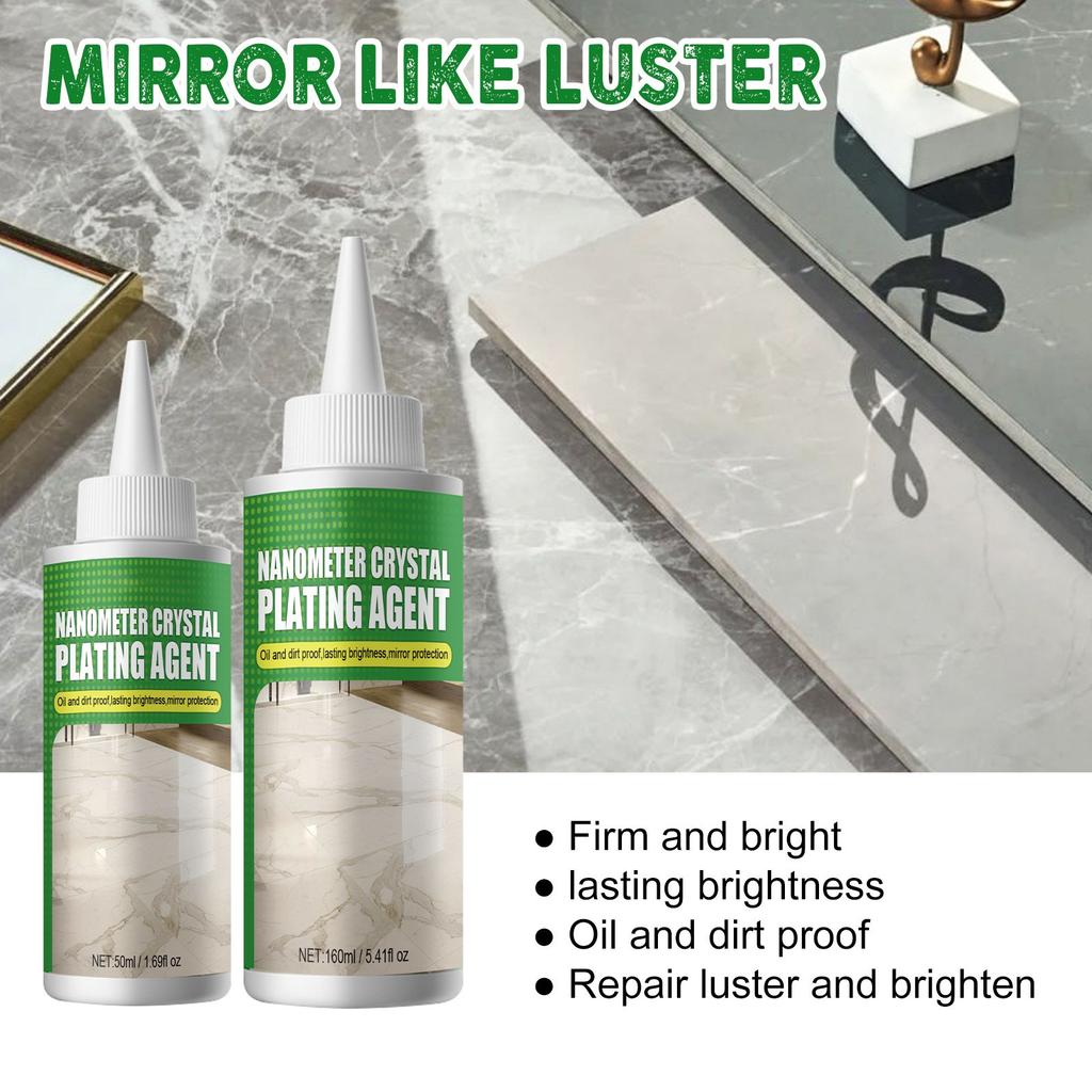 Stone Crystal Plating Agent Polishing Nano Crystal Liquid Tile Scratch Care Brightening Restoration 160ml/50ml
