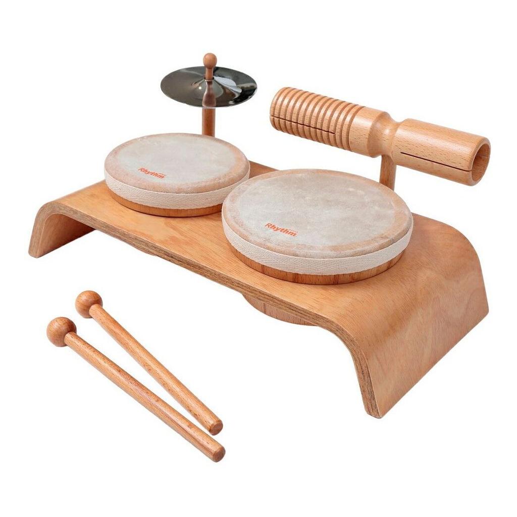 Rhythm Poco RP-1000 DS Mini Drum Set Kids Educational Toy Instrument Taiko