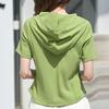Navava Women Daily Zip Hoodie ShorT Sleeve T shirT nT2718