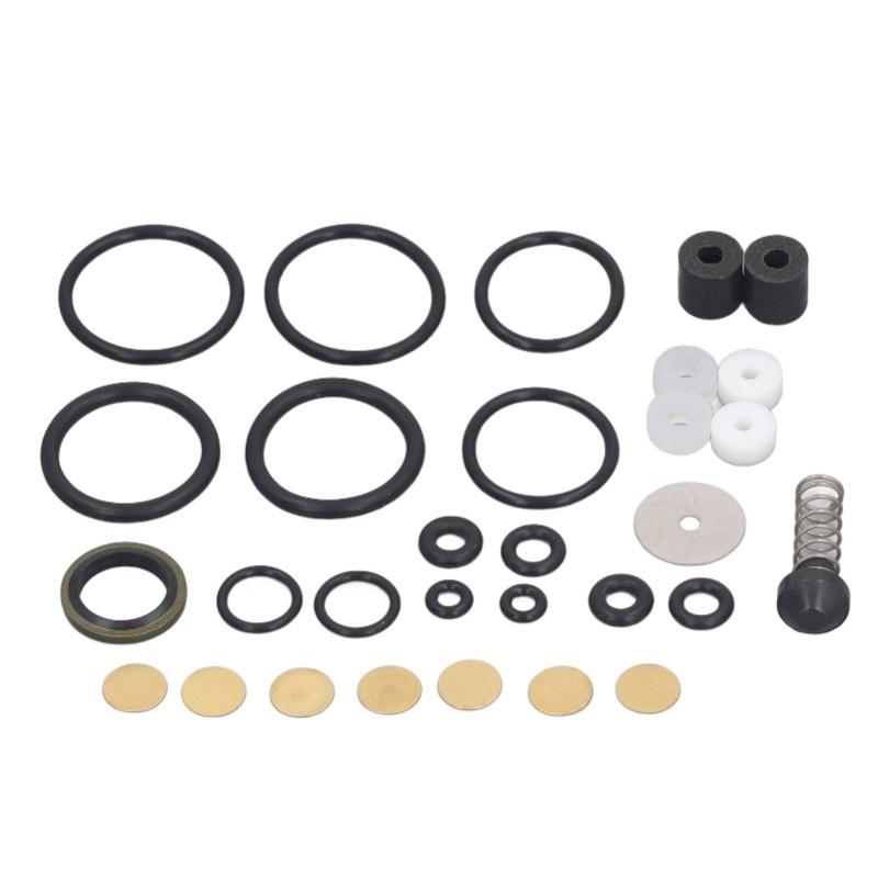 12V PCP Air Compressor Replacement Parts 30mpa Metal PVC Sealing Ring Piston Ring Set For High Pressure Pump