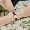 Exquisite, Small, High-Value Women'S Watch, Small Sugar Cube, High-End Quartz Watch, Women'S Retro Leather Watch