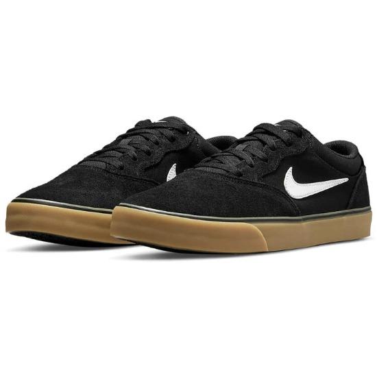 Кроссовки Nike Chron 2 SB Черно-коричневые Светло-коричневые Унисекс DM3493-002 EU 36.5 чёрный