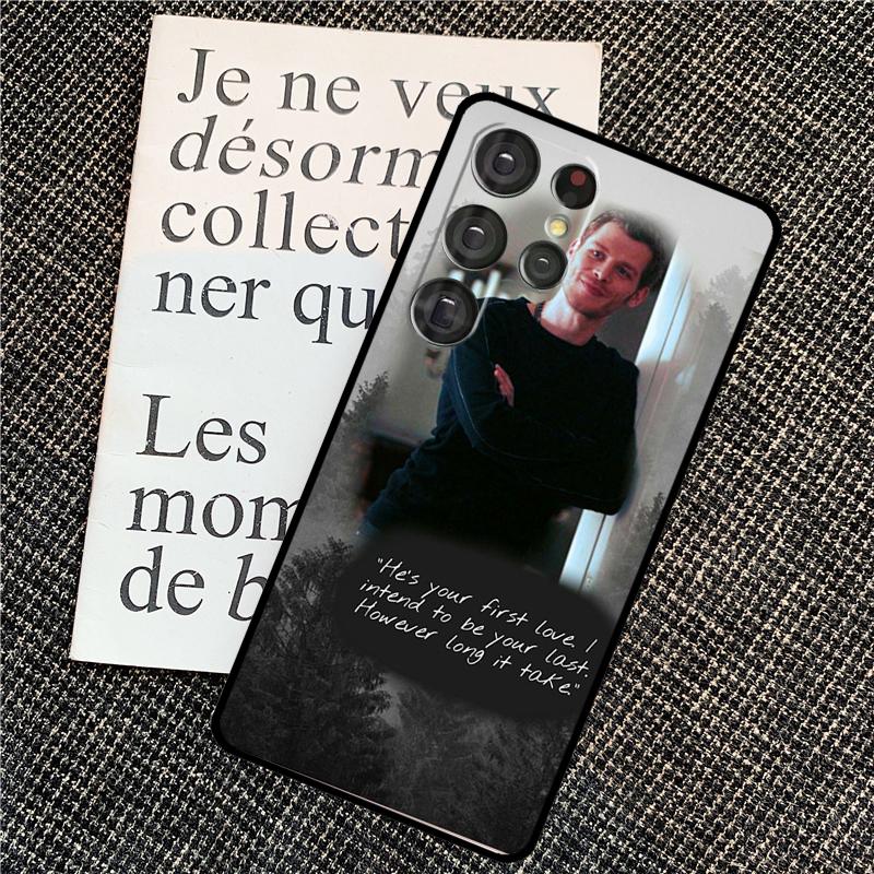 

Klaus Mikaelson Vampire Diaries Case For Samsung Galaxy S24 S23 S22 Ultra S8 S9 S10 Plus Note 10 20 Ultra S20 S21 FE Cover Galaxy S21 Plus