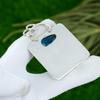 Sisters Day Deal Indicolite Tourmaline Gemstone 925 Silver Bezel Ethnic Pendant
