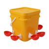 Automatic Chicken Waterer Cup with 12L Handheld Barrel Poultry Drinking Equipemnt for Goose Duck