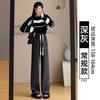 Chenier Wide-leg Pants New Narrow Version Loose Drape Small Casual Straight Corduroy Pants Women