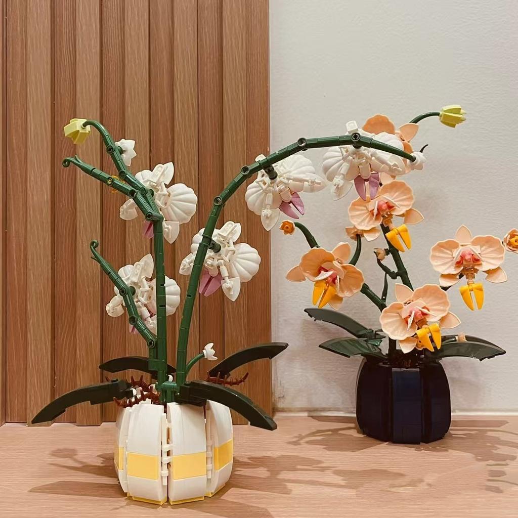 Pink Orchids, Perfect For Mother'S Day/Valentine'S Day Gifts, Suitable For Home Decor And Office Decoration
