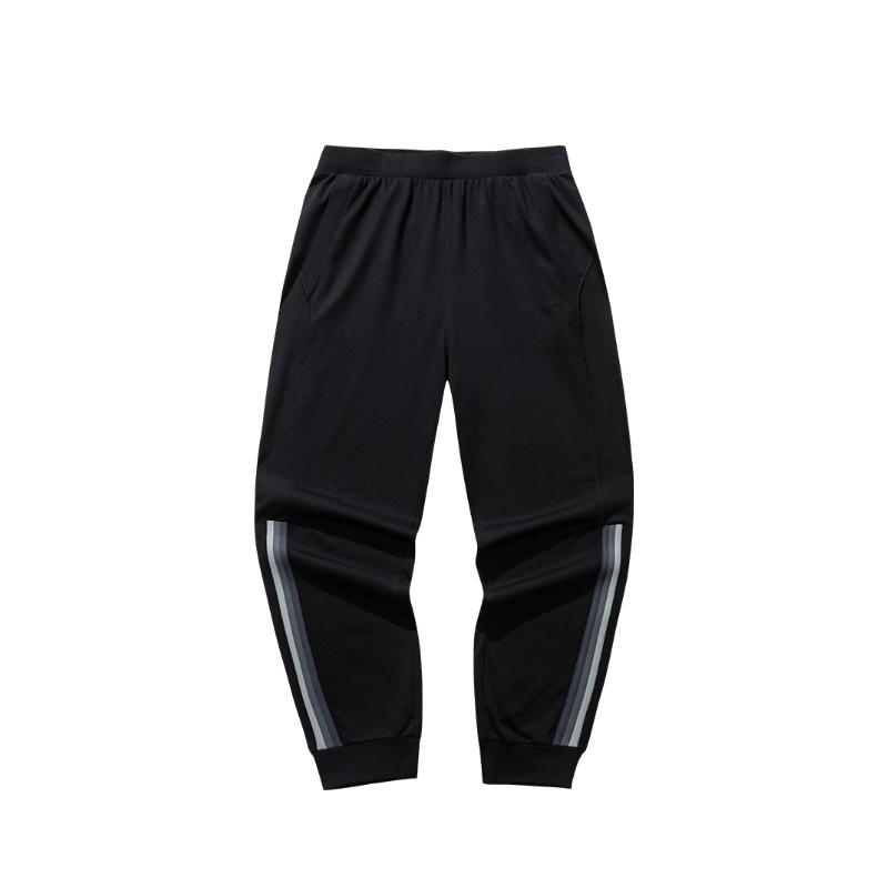 

Anta Comfortable Versatile Knitted Sports Pants Men Bottoms Basic-Black 152528301-2 M