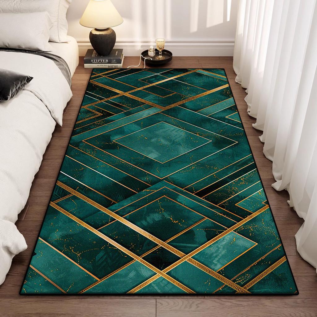 Nowoczesna Dekoracja Antypoślizgowa Dywanik Sypialniany Przyłóżkowy Miękki Łatwy w Czyszczeniu Mata Pod Drzwi Wejściowe Niepylący Duży Dywan do Salonu Możliwość Personalizacji