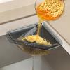 Cesta Magnética para Pia de Canto Triangular Coador de Pia de Cozinha Limpeza Fácil Dreno Captador para Restos de Comida