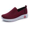 Newmiddle-aged Mother Shoescloth Shoes, Women's Summer One-pedal Flying-woven Breathable