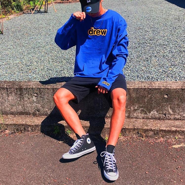 Drew House Crewneck Sweatshirt 'Blue' Men's DR-SS20-92