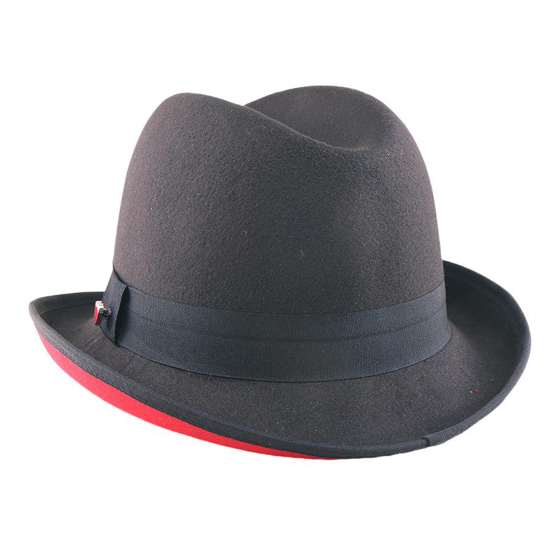 Hot Sale Gem Top Wool Jazz Top Hat Shopping Versatile Fashion Mini Hat