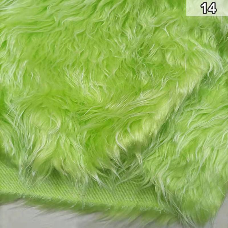 Umělá měkká plyšová látka Dlouhá látka z umělé kožešiny na šití oděvů Látky na pozadí šperků Cosplay látka Hračka pro panenky DIY řemesla