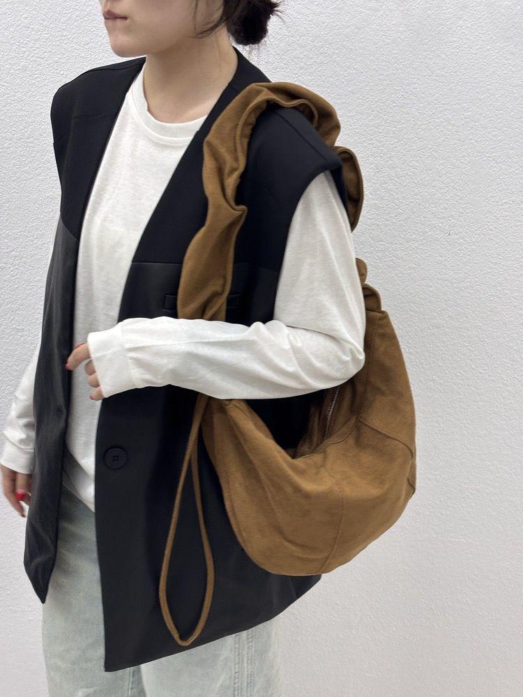 Han Fashion Suede Shoulder Bag 2026 New Folded Dumpling Bag Versatile Suede Casual Messenger Bag