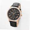 Salvatore Marra Men's Leather Belt Chronograph Watch SM22103-PGBK