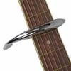 Imelod Zinc Alloy Guitar for Acoustic Electric Comfortable Fretless and Durable Capo, & Guitars, Feel, Buzz-Free, (Silver)