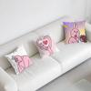 Funny Cute Pink Bunny Pillow Case Pillows For Cover Home Decor Items Living Room Decoration Cushion Covers