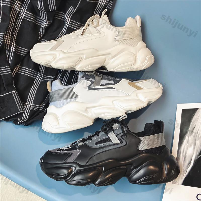 Fashion Platform Men's Sports Shoes Luxury Casual Running Shoe Thick Sole Vulcanized Shoes for Men Designer Sneakers Tenis Masculino
