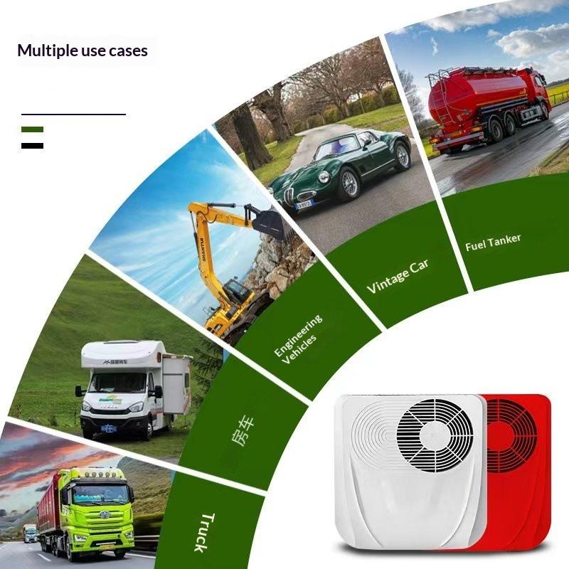 High-Capacity Electric Variable Frequency Top-Mounted Air Conditioner 12V/24V for Light Trucks & RVs
