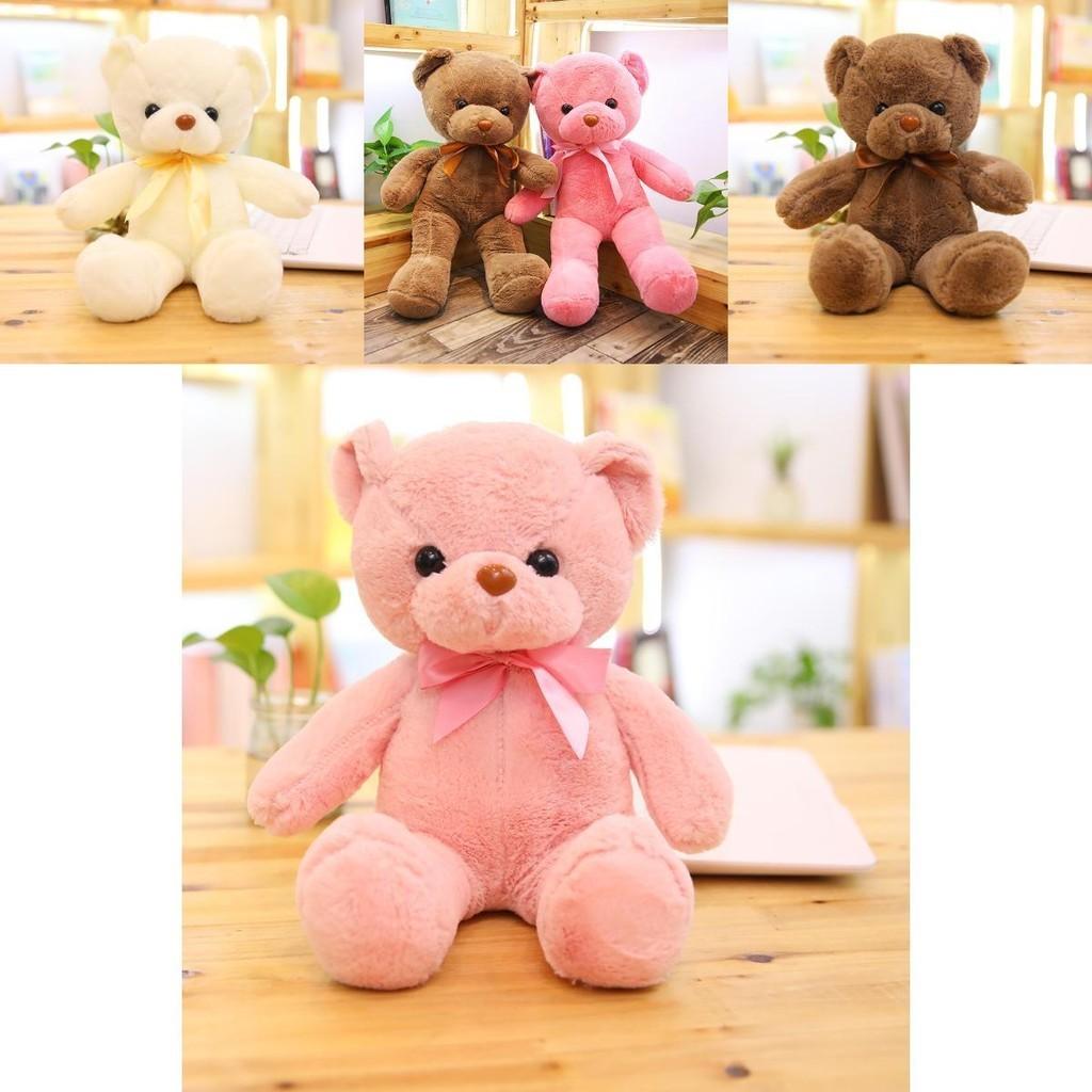Soft And Skin-friendly 11.8-21.6 In Colored Teddy Bear Plush Perfect Gift For Kids And Home Decor