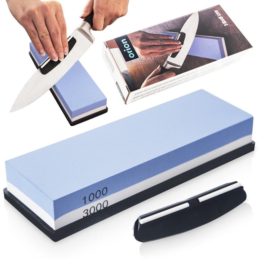 Knife sharpener stone 18.5x6.5x3 cm