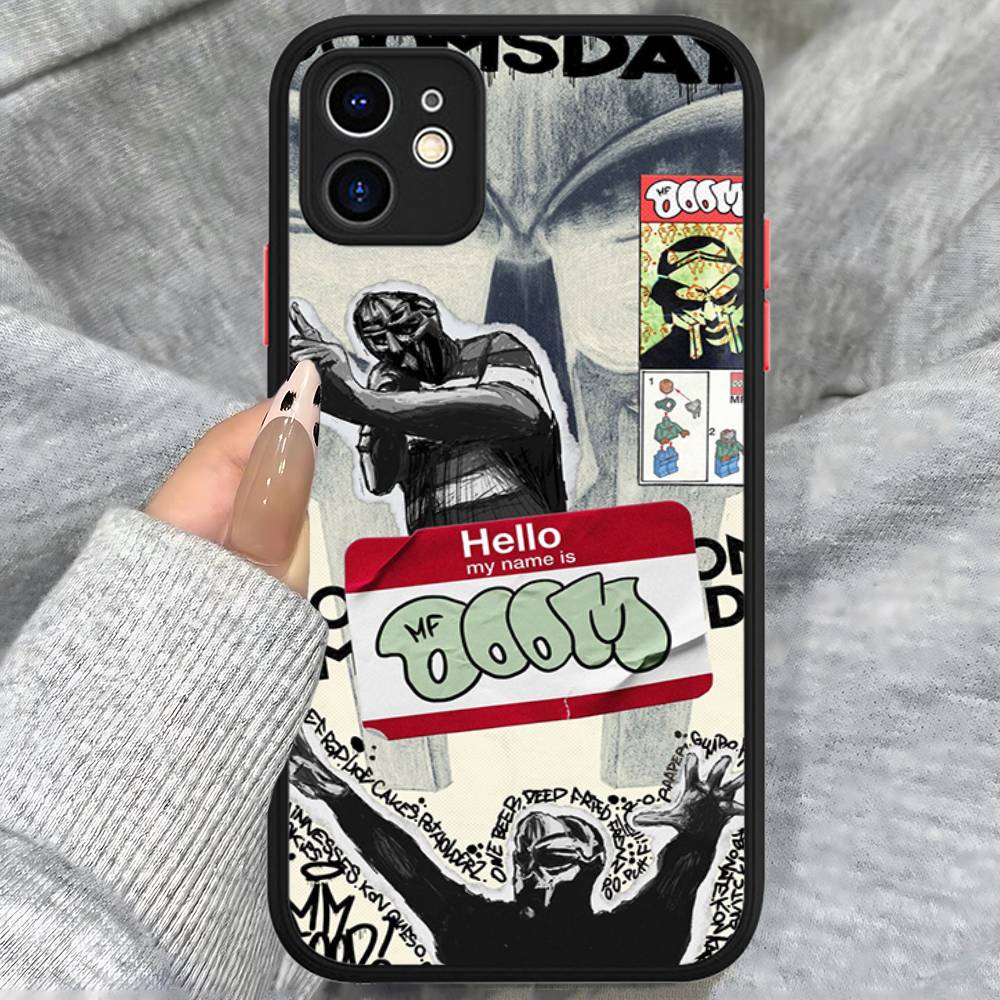 

M-MF D-DoomS Band Phone Case For IPhone 16 15 14 13 12 11 Pro Max 7 8 6 6s Plus Matte Cover iphone 16