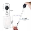 Wasserdichter Klarer Kunststoff PVC ID-Karten Namensschildhalter Transparente Visitenkartenhülle Für Schule Büro