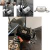 Chic Silver Mini Shoulder Bag For Women Soft Texture And Stylish Quilted Design