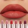 6 Colors Bold & Intense Glitter Shiny Metallic Lipstick Pearlescent Lip Tint,Long Lasting Lip Senior Matte Lip Makeup Gifts