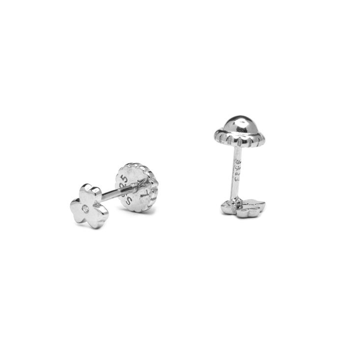 Luxenter Boucles d'oreilles en argent 925 et zirconium brillant plaqué finition en rhodié - Yscu