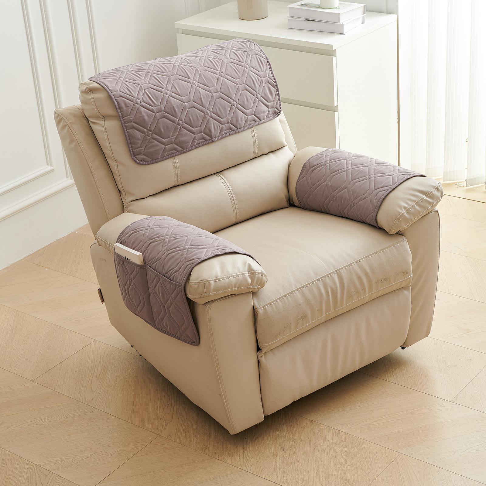 

Подушка для підголівника дивана Подушка для підлокітника Набір з 3 предметів з фігуркою 8. Зберігання різноманітних речей. Кишеньковий крісло. 3 Seat сірий