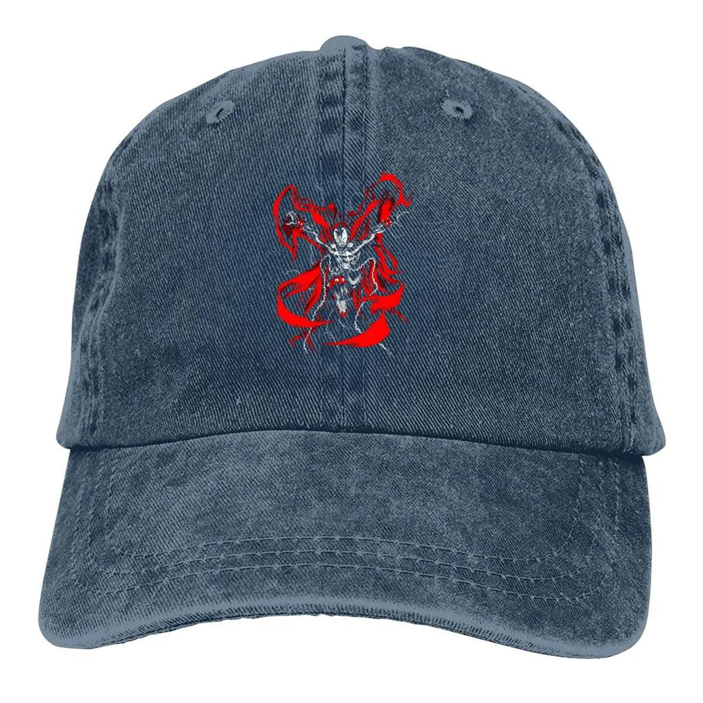Berretti da Baseball Hellspawn Berretto con Visiera Spawn Fumetto Cappelli Parasole per Uomo