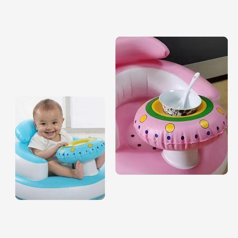 Music Feature Infant Inflatable Seating Chair Toddler Practice Sitting Stool Children Supplies