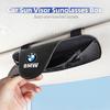 XJVYV1 For BMW 2025 Hot Car Visor Glasses Holder Clip Sunglasses Storage Case Accessories For BMW E90 E60 E46 E39 F30 F10 E87 X3 X4 X5 