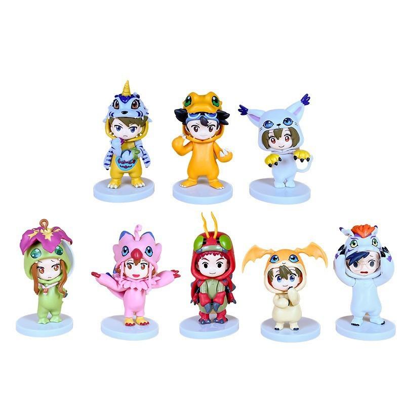 Digimon Adventure Pvc Collectible Figures With Assembly For Fans And Collectors