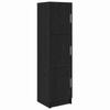 Highboard In Black Oak Look 31.5 X 32 X 122.5 Cm