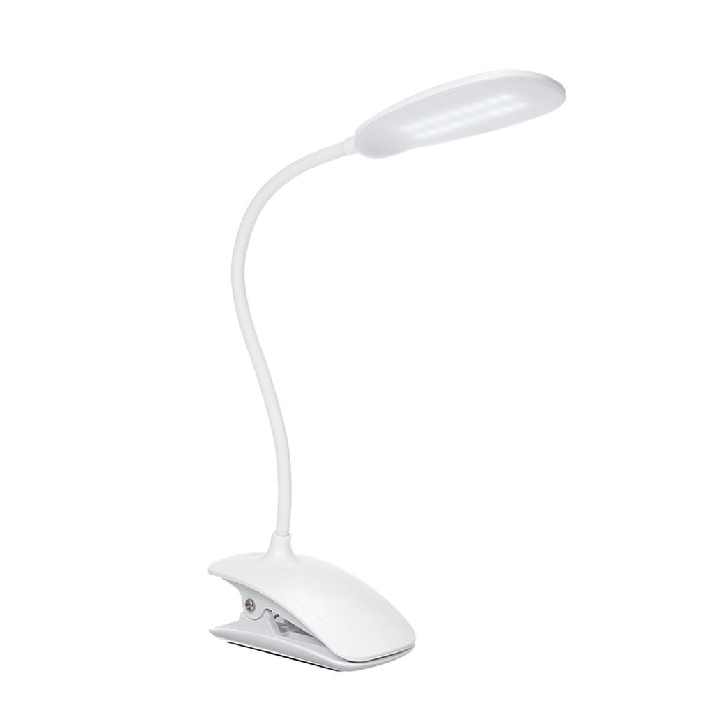 Dimmable Clip-on LEDs Re Able Desk Lamp Touching Control 360 Degrees Flexible Gooseneck 3 Brightness Reading Light for Desk Bedroom