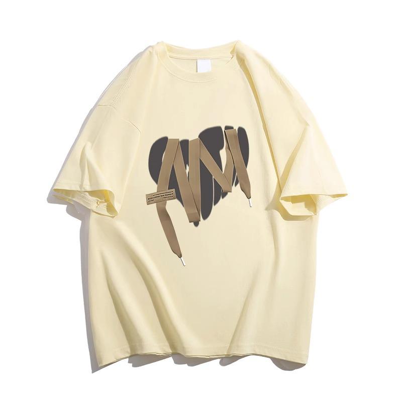 Women's Retro Oversized Heavyweight Cotton T-Shirt - Summer 2024 Design