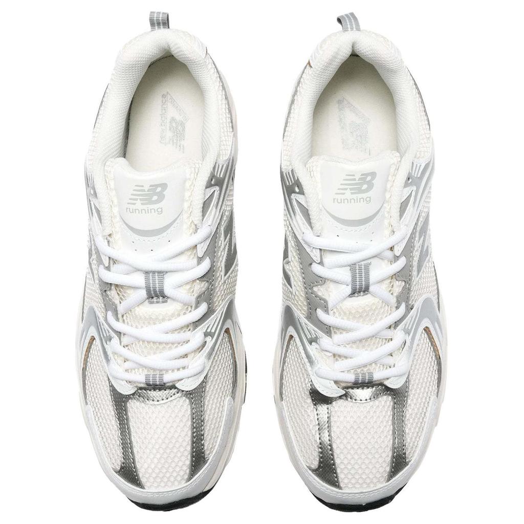New New Balance NB 530 Low Top Casual City Commute Running Shoes Unisex Gray White MR530DAM