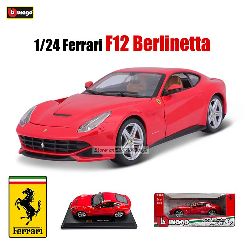 Burago 1:24 Ferrari 12 Cilindri LAFERRARI 250 SF90 Roma F12 PUROSANCUE SP1 ENZO Legierung Automodell Diecast Spielzeugsammlung Geschenk