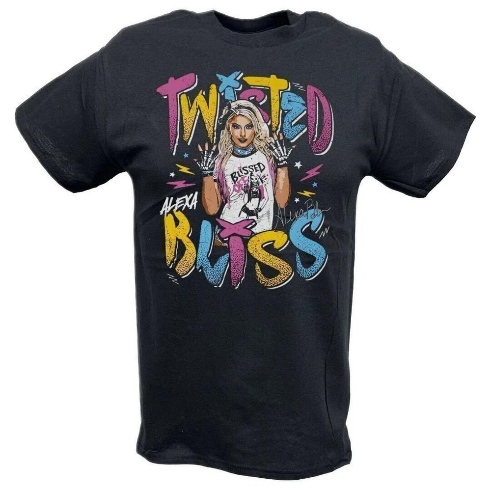 Alexa Bliss Twisted Bliss Hands Up Black Tshirt M