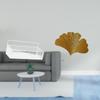 Wrought Iron Ginkgo Leaves Wall Decor Sculpture for Living Room Office Hotel Dining Restaurant