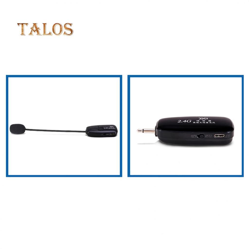 2.4G Wireless Microphone Speech Headset Radio For Loudspeaker Teaching Guide Mic Computer Gadgets