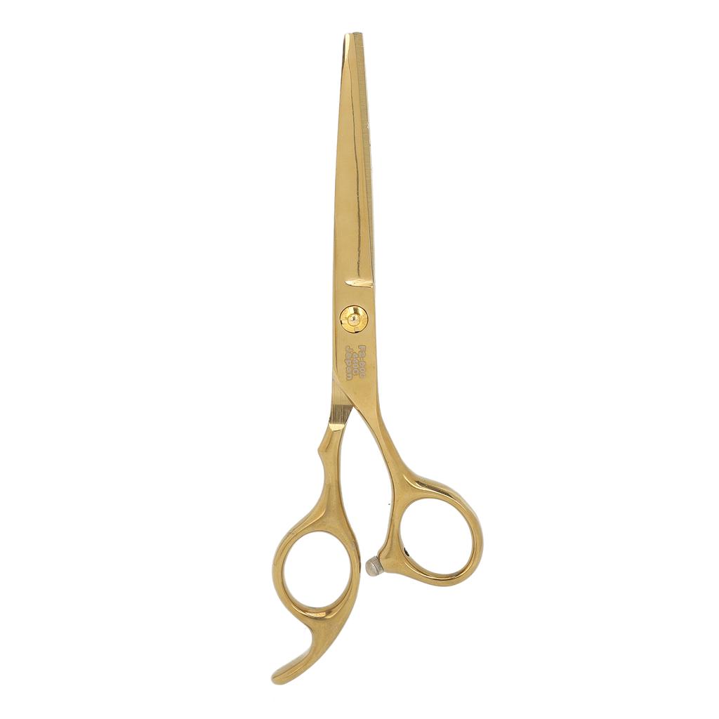 Hair Cutting Shears Stainless Steel Incisive Curved Handle Hairdressing Scissors for Barber Shop