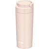 [Dishwasher safe model] Thermos Water Bottle Vacuum Insulated Mobile Tumbler with Carry Handle 420ml Beige Pink JOV-420 BEP