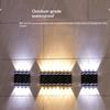Solar LED Wall Lamp Outdoor Waterproof Lighting Solution for Gardens